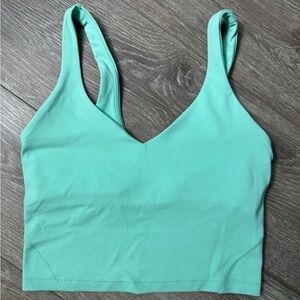 Lululemon women’s align tank teal size 4 🍋